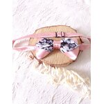noeud papillon homme ajustable satin rose noir mariage