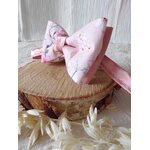 accessoire mode homme floral rose satin mariage
