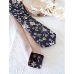 cravate homme fleurs fait main