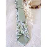 cravate homme satin vert amande accessoire mode mariage