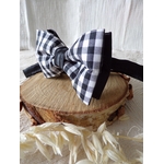 accessoire mode homme mariage vichy noir blanc
