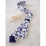 accessoire mode homme mariage cravate bleu marine