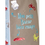 sac à jouet enfant renard fait main