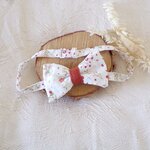 noeud papillon homme floral terracotta
