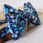 accessoire mode homme Liberty bleu fait main