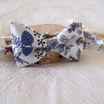accessoire homme mariage noeud pap bleu fleurs