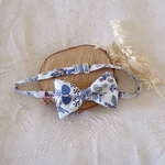 accessoire mode homme mariage bleu