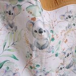 grand bavoir elastique koala nid abeille cantine