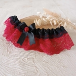 accessoire mariage gothique rouge et noir