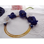 livre dor bleu royal mariage personnaliser