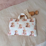 coussin de sieste tigre rose maternelle