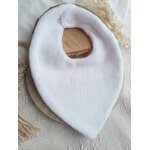 bavoir naissance éponge de bambou lapin fille