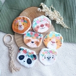 lingettes lavables animaux réutilisables eponge bambou