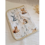carnet de santé renard personnalisé zippé