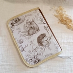 cadeau de naissance mixte animaux de la foret renard personnaliser