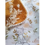 cadeau pour bébé renard moutarde fourrure