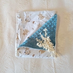 couverture bébé ourson bleu mi saison