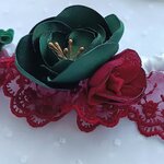 accessoire mariage vert émeraude bordeaux doré