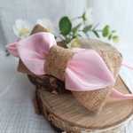 accessoire homme mariage liège satin rose gold