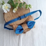 accessoire mariage homme bohème bleu roi liège satin