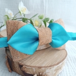 noeud papillon turquoise mariage liège satin boheme champetre