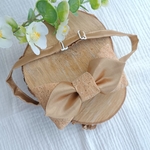 noeud papillon liège satin mariage boheme champetre original made in france