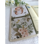 carnet de santé lapin vert kaki pochettes
