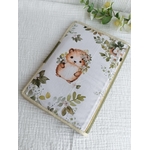 protege carnet sante animaux foret lapin fait main