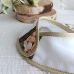 bavoir bébé lapin éponge bambou cadeau de naissance