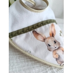 bavoir eponge bambou naissance lapin cadeau bébé