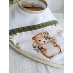 cadeau de naissance mixte bambou animaux foret