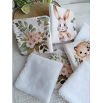 cadeau bébé zéro déchet animaux foret éponge bambou