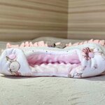 gigoteuse bébé hiver lapin rose câlin poudré cadeau naissance