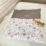 couverture bébé lapin hiver molletonnée artisanale