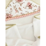 cape de bain capuche lapin bambou made in france câlin poudré
