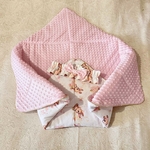 cadeau naissance fille couverture hiver lapin made in france