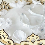 coussin couronne porte alliances personnalisé mariage princesse