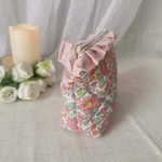 trousse femme personnalisable Liberty gaze de coton matelassée