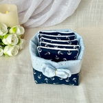 panière lingettes lavables thème marin gleu