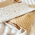 tour de lit artisanal mixte lapin beige Le jardin secret