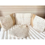 tour de lit lapin mixte personnalisable le jardin secret