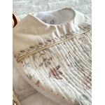 bavoir naissance eponge bambou gaze coton lapin Le jardin secret