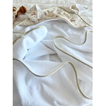 cape de bain bébé capuche oreilles lapin éponge bambou le jardin secret