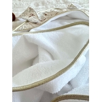 cadeau naissance artisanal mixte cape bain lapin le jardin secret