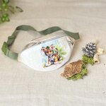 sac banane tigre kaki réglable enfant madeinfrance