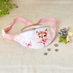 sac banane fille ballerine réglable rose madeinfrance doucefantaisie