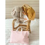 coussin de sieste faon serviette de cantine personnalisée doucefantaisie