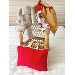 coussin de sieste serviette cantine personnaliser doucefantaisie pompier