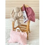 coussin sieste serviette cantine personnalisé savane rose doucefantaisie