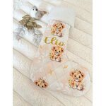 chaussette de noel personnalisée fait main cadeau bébé